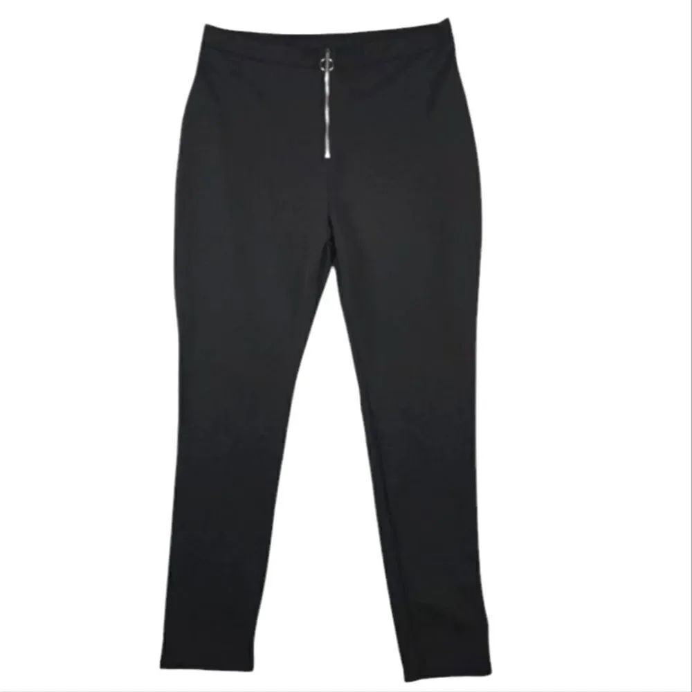 Boohoo Front ZIP Leggings SIZE 14